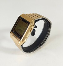 ジャンク　SEIKO　セイコー　クォーツ　 クロノグラフ　アラーム　デジタル　腕時計　レア　クォーツ　ゴールド_画像4
