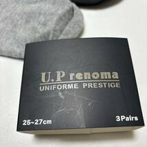 送料無料　U.P renoma 靴下 ソックス　メンズ靴下　ビジネス靴下　仕事靴下　3足セット_画像4