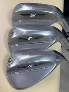 SM9 ボーケイ VOKEY DESIGN タイトリスト Titleist ウェッジ 3本セット BV105 52度-12F 56度-12D 60度-8M