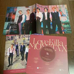 monsta x モネク　LOVE KILLA レコード　LPサイズ　CD