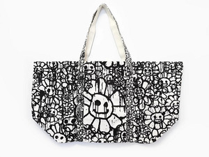 新品 MURAKAMI x MADSAKI Flower Cotton Bag 村上隆 マッドサキ コラボ 限定 フラワー コットン バッグ お花 トートバッグ