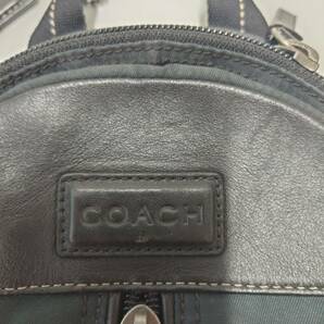 ★☆COACH コーチ ボディバッグ ナイロン レザー ブラック 黒☆★の画像2