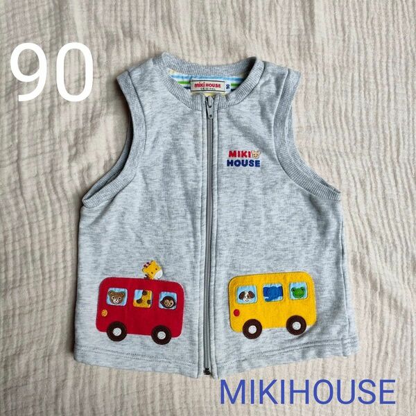 MIKIHOUSE ミキハウス ベスト バス 90size