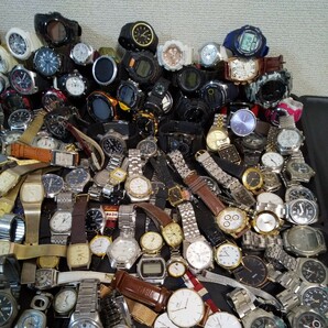 腕時計まとめて SEIKO CITIZEN CASIO G-SHOCK ALBA RADO DIESEL TECHNOS NIXON RICOH ORIENT ELGIN CK FOSSIL swatchなど合計310個の画像10