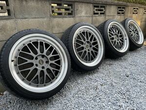 送料無料　BBS風 BBS-LMタイプ 20インチタイヤホイールセット!! PCD114.3 8.5j 9.5j +35 +38アルファード　ヴェルファイア