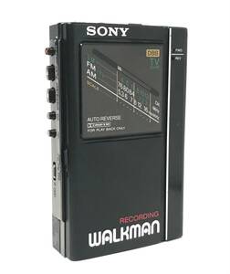 [美品][美音][整備品] SONY ウォークマン WM-F404 マットブラック (カセットテープ 再生/録音、ラジオ AM/FM)