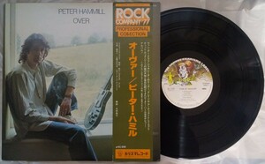 ピーター・ハミル/オーヴァー/Peter Hammill RJ-7256 ヴァン・ダー・グラフ・ジェネレーター VAN DER GRAAF GENERATOR 国内盤 帯付きLP