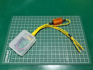 ＬＥＤウインカーハイフラキャンセラー ＷＨＣ０１００　 自作品　ダイハツ ム－ブ（ＬＡ１５０ＳスマアシⅢ）用２