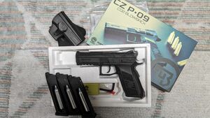 Carbon8 ガスブローバック CZ P09 スペアマガジン2本 CO2 カーボネイト ガスガン ガスブローバックハンドガン