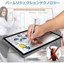 Surface用タッチペン 公式認証 1024筆圧 誤作動防止消しゴム替え芯付き_画像5