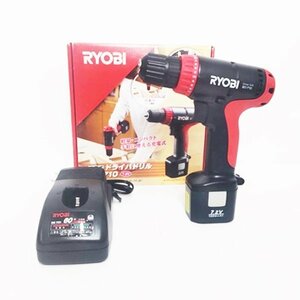 現状渡し品 RYOBI リョービ 充電式ドライバドリル BD-710 電池パック B-723C 充電器 BC-721 付属品完備 動作品 中古品 コンパクト HS0051