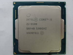 ★Intel / CPU Core i5-9500 3.00GHz 起動確認済★⑤