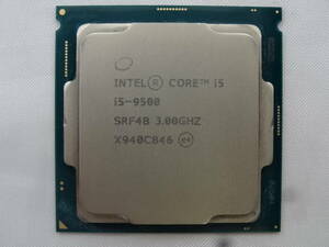 ★Intel / CPU Core i5-9500 3.00GHz 起動確認済★⑥