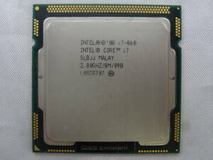 ★Intel /CPU Core i7-860 2.80GHz 起動確認済み！★ジャンク！！①
