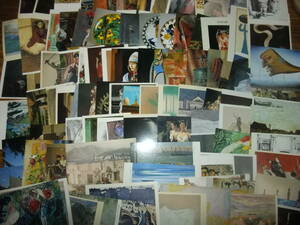 Art hand Auction 100 cartes postales illustrées d'il y a quelque temps, ouvrages d'art, peinture, autres