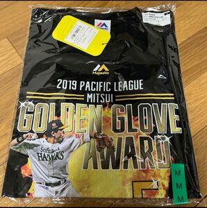 ソフトバンクホークス 松田宣浩 2019 ゴールデングラブ賞 Tシャツ M