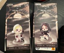 【未開封】popmart SKULLPANDA Image Of Reality シリーズ フィギュア The Duality(White)+The Duality(Black) 2点セット_画像1