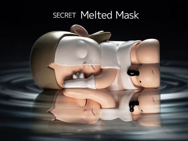 【未開封】popmart ZSIGA Twinsシリーズフィギュア secert Melted Mask