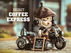 【未開封】popmart SKULLPANDA Laid Back Tomorrow シリーズ　secert Coffee Express フィギュア送料無料