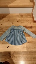 BREEZE　ブリーズ　95センチ ロンT　長袖　アシンメトリー　ロゴTシャツ　キッズ　子供服　保育園　幼稚園　洗い替え　お出かけ_画像2