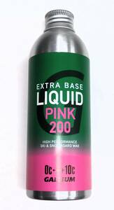 24ガリウム　EXTRA BASE LIQUID PINK (200ml)/SW2264　気温０℃～+10℃向けノーフッ素リキッド大容量WAX　定価￥4280