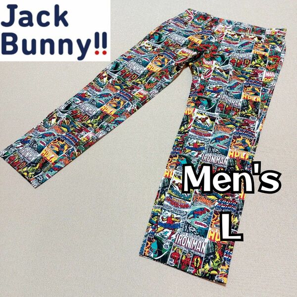 【JACK BUNNY!! × MARVEL】美品 春夏プライムフレックスパンツ ジャックバニー マーベル ストレッチ ゴルフ