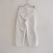 //【定価4.6万】マーガレットハウエル MARGARET HOWELL *DRILL コットンリネンドリルパンツ*1ホワイト白(j1-2402-371)【70C42】_画像2