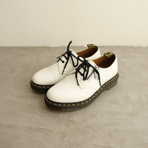 //【美品/定価2.6万】Dr. Martens×Ray BEAMS*1461 WITH ZIP 3ホールシューズ UK5/USM6/USL7/EU38/24*レザー白(sh10-2402-18)【01C42a】