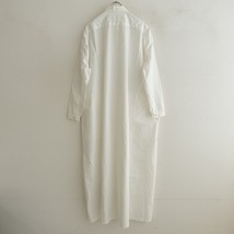 //【定価7.1万】トゥーグッド Toogood *THE DRAUGHTSMAN DRESS*0コットン綿ホワイト白ワンピースロング(25-2402-272)【21C42】_画像2