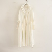 //【美品/定価4.8万】the last flower of the afternoon *光の陰 dolman sleeve gown ガウン*カーディガン(1-2402-585)【51C42】_画像1