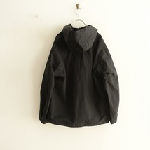 //デサント×トゥモローランド DESCENTE×TOMORROWLAND *フーデッドブルゾン*S黒パーカ羽織上着ユニセックス(jk25-2402-345)【71C42】_画像2