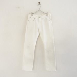 //45a-rupi- M 45RPM * stitch Denim pants *27 eggshell white jeans ji- bread long repair (33-2402-805)[02C42]