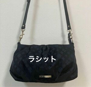 ラシット　ショルダーバッグ　russet 紺色　ネイビー　美品　斜め掛け　