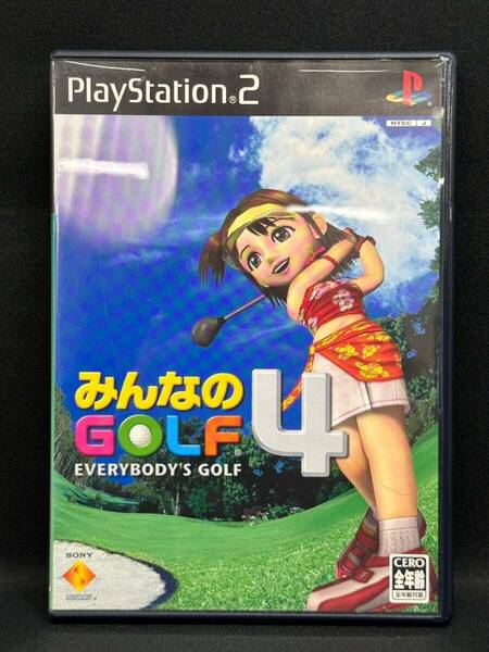 【美品★即決★送料無料】PS2ソフト みんなのGOLF4