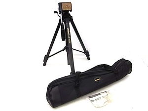 h0734 Velbon Z-5000 PH-150 カメラ用　三脚　カメラスタンド　２段　雲台 ケース付