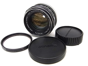 h0744 MINOLTA MC ROKKOR-PF 1:1.7 f=55mm　ミノルタ　カメラ　レンズ