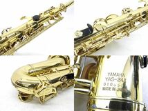 e11344　YAMAHA YAS-24II ヤマハ アルトサックス 管楽器 ハードケース_画像7