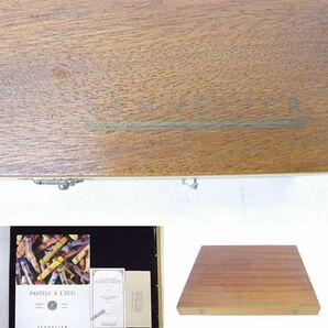 e11387 SENNELIER セヌリエ ソフトパステル 100本入り 木製ケースの画像7