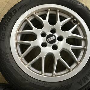 希少 BBS RX226 PCD100-5穴 7J+35 16インチ 205/55R16 4本 中古 プリウス インプレッサ カローラスポーツ 86 BRZの画像4