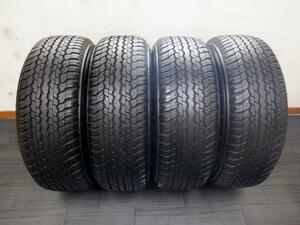 【2023年製!!】ダンロップ　グラントレックAT　265/65R17　新品時のイボ有　プラド　ハイラックス　パジェロ　バリ溝　4本