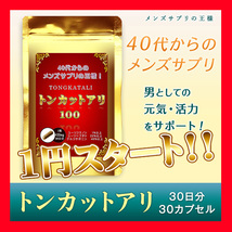 トンカットアリ100 ★40代からのメンズサプリメントの王様★ 1袋30粒！ 約30日分！ 日本製_画像1