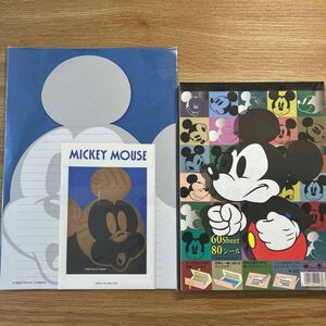 ディズニー disney ミッキーマウス　レターセット　ポストメール