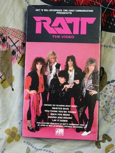 　RATT　THE　VIDEO　 VHS　