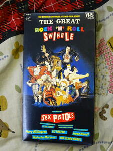 SEX PISTOLS THE GREAT ROCK 'N' ROLL SWINDLE VHS