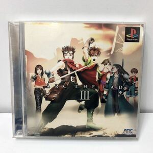 ARC THE LAD Ⅲ アークザラッドⅢ PlayStation プレイステーション PSソフト G1-08