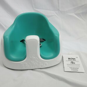 バンボ マルチシート Bumbo multi seat ベビーチェア ベビー用品 グリーン 緑 テーブルなし ベルト付き 説明書付き 中古品の画像2