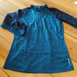 タグ無し未使用　MAMMUT　マムート　長袖　ジップアップシャツ　サイズМ　Illiniza Zip Pull AF Women’s　1041-06350　定価12000円程