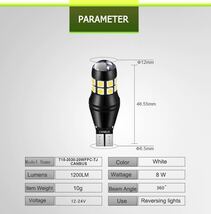 T15 led T16 W16W 921 3030SMD 20led バックランプ キャンセラー付き　Audi アウディ ベンツ フォルクスワーゲン BMW ポルシェ Porsche_画像10