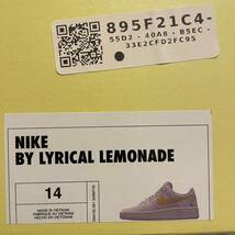 【購入証明原本あり】　us14 32cm Nike ナイキ エアフォース スニーカー Nike Air Force 1 Low Lyrical Lemonade リリカル　レモネード _画像9