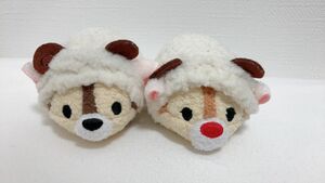 限定品　チップとデール　ツムツム　ぬいぐるみ　ディズニーストア　羊　ひつじ　干支